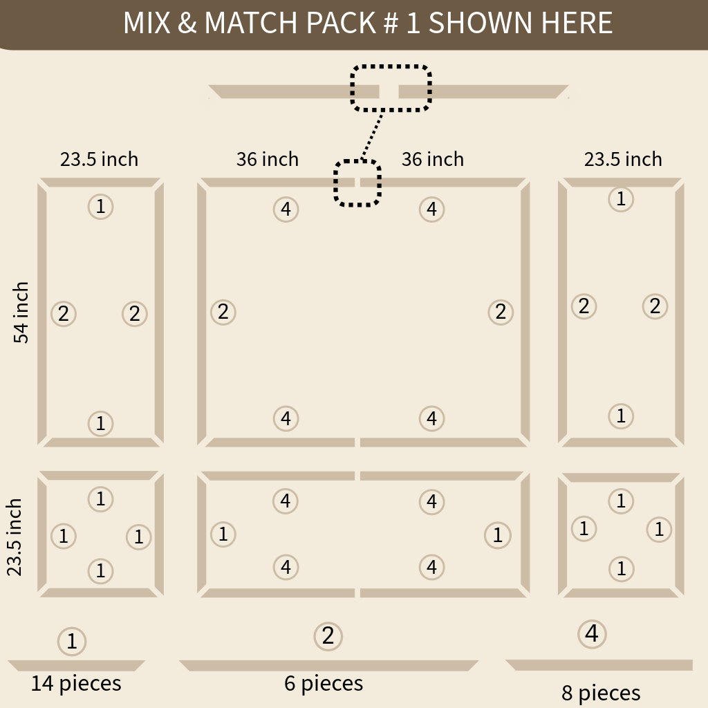 Mix & Match Pack #1 Kit - Best Seller!