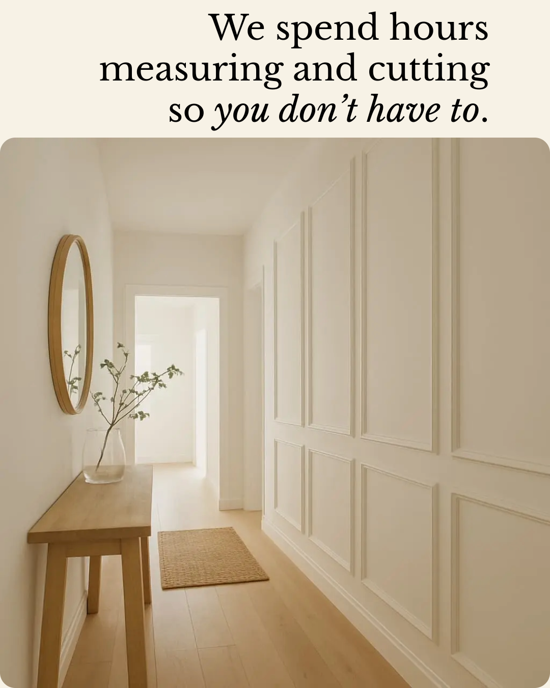 Classic Wall Molding Panel Kit - A Best Seller!