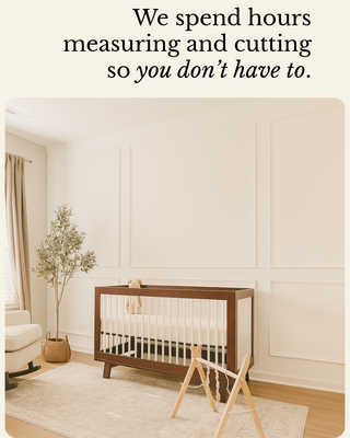 "Wide Refined" Wall Molding Panel Kit