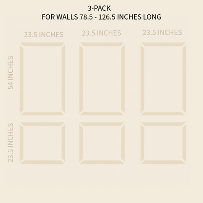 Classic Wall Molding Panel Kit - A Best Seller!